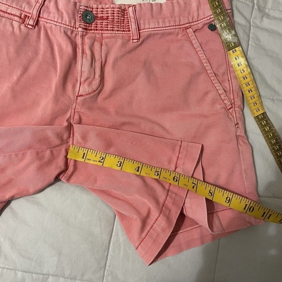 Anthropologie Pilcro Hyphen Chino Shorts Size 26 Pink Boho Classic Stret… - Picture 6 of 9